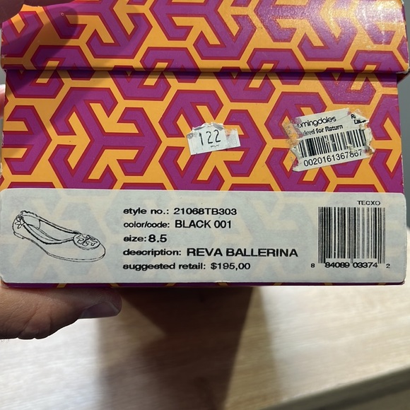 Tory Burch Reva Ballerina Black Size 8.5 (used) - Picture 4 of 5